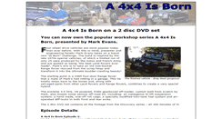 Desktop Screenshot of a-4x4-is-born.com